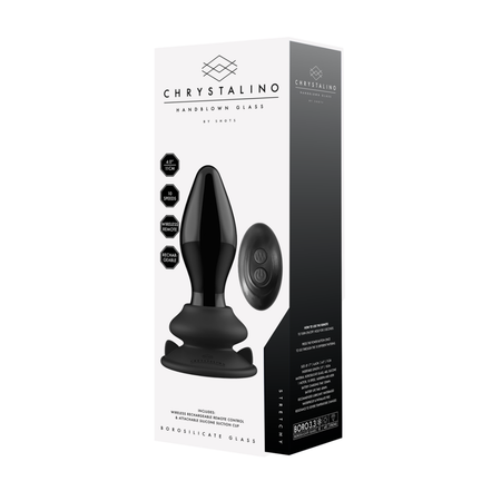 Chrystalino Glasvibrator mit Saugnapf und Fernbedienung | 10 Modi