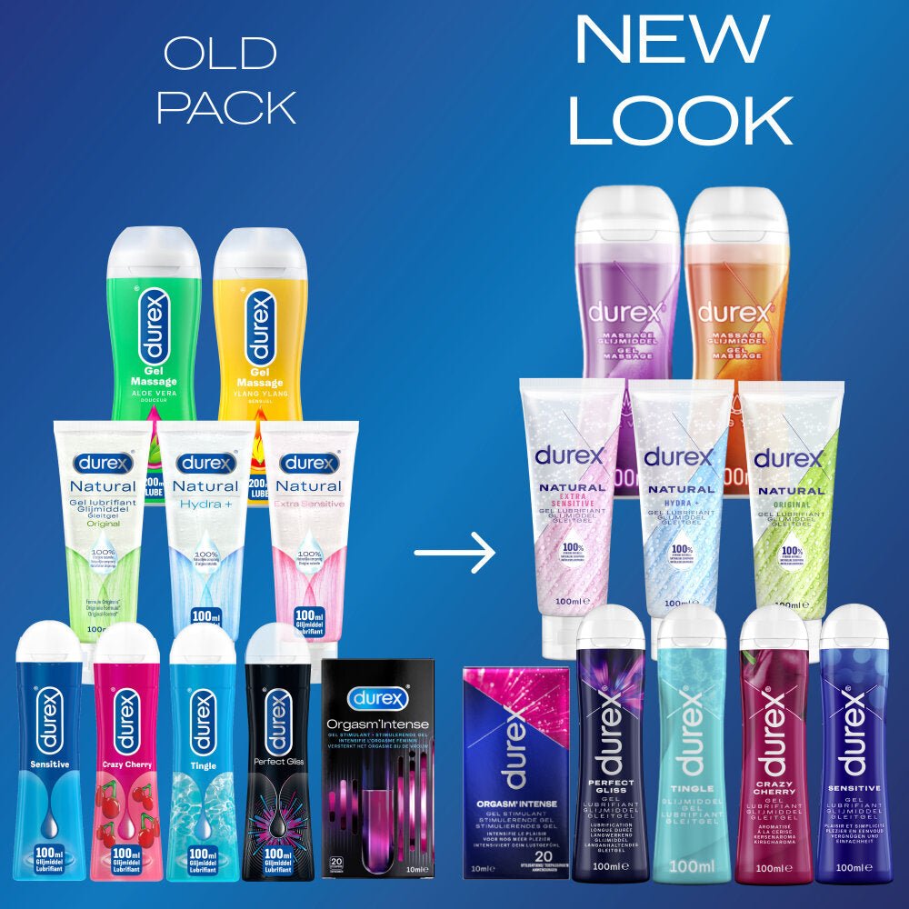 Durex Intense serie met orgasm gel, intieme verzorging en stimulerende gels voor vrouwen