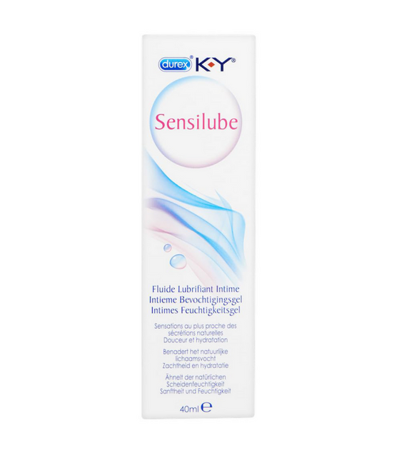Durex Sensilube Gleitmittel auf Wasserbasis 40 ml | Feuchtigkeitsspendend &amp; pH-freundlich