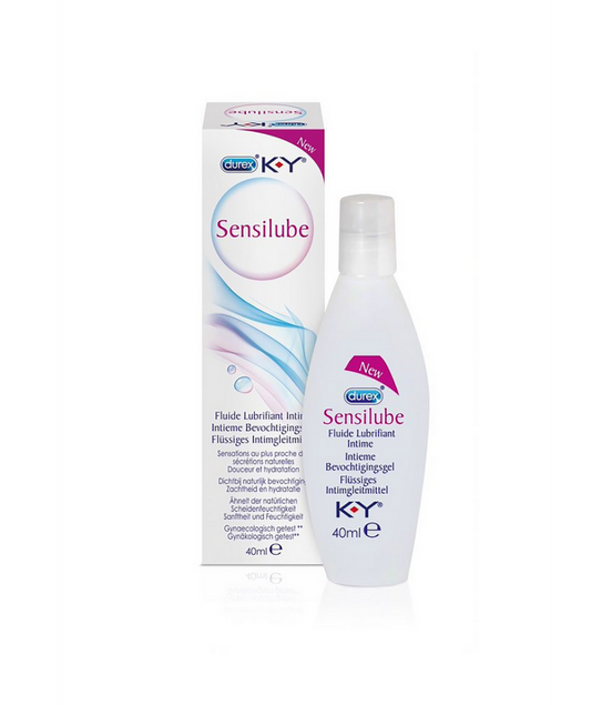 Durex Sensilube Gleitmittel auf Wasserbasis 40 ml | Feuchtigkeitsspendend &amp; pH-freundlich