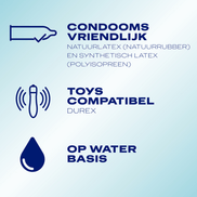 Durex Sensitive glijgel productinformatie, milde formule voor natuurlijke smering en comfortabel gebruik