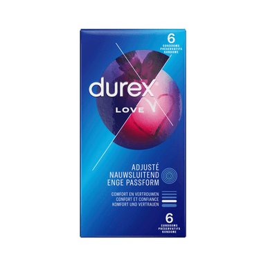 Durex Love Condooms 6 stuks | Classic Natural Comfort