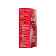 Durex Thin Feel Extra Thin condooms 10 stuks, zijkant verpakking, extra dunne condooms