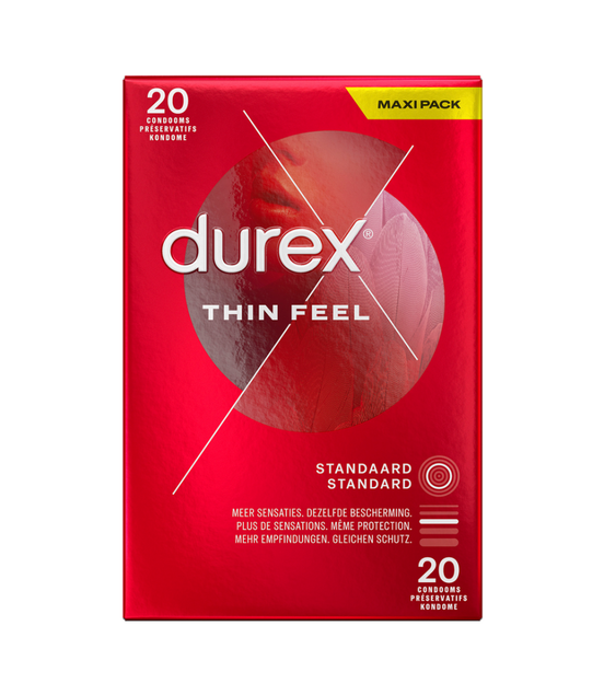 Durex Thin Feel Kondome 20 Stück für intensive Empfindungen
