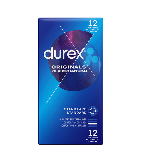 Durex Originals Classic Natural Kondome | 12 Stück
