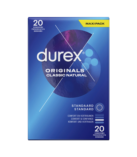 Durex Originals Classic Natural Kondome 20 Stück