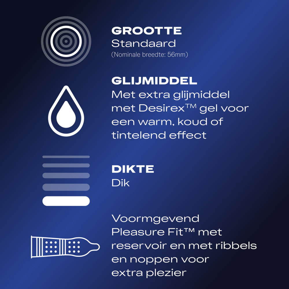 Durex Orgasm Intense Kondome 10 Stück | Extra Komfort und Gefühl