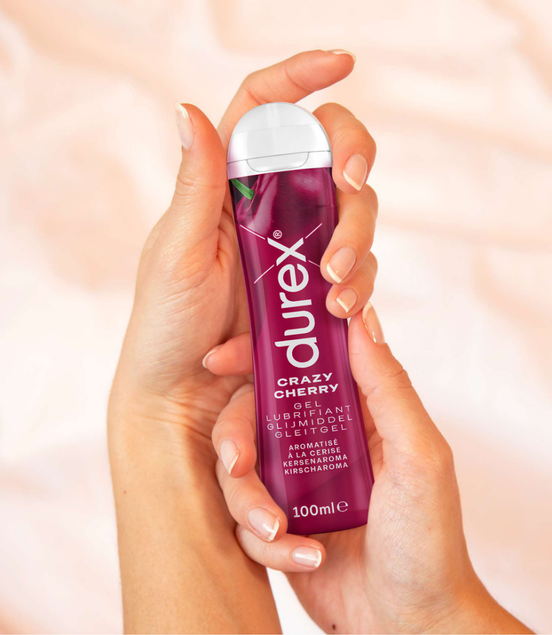 Durex Play Crazy Cherry Gleitgel 100ml | Wasserbasiert &amp; süßer Geschmack