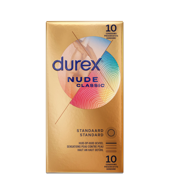 Durex Nude Classic Kondome 10 Stück für eine sichere und bequeme Anwendung