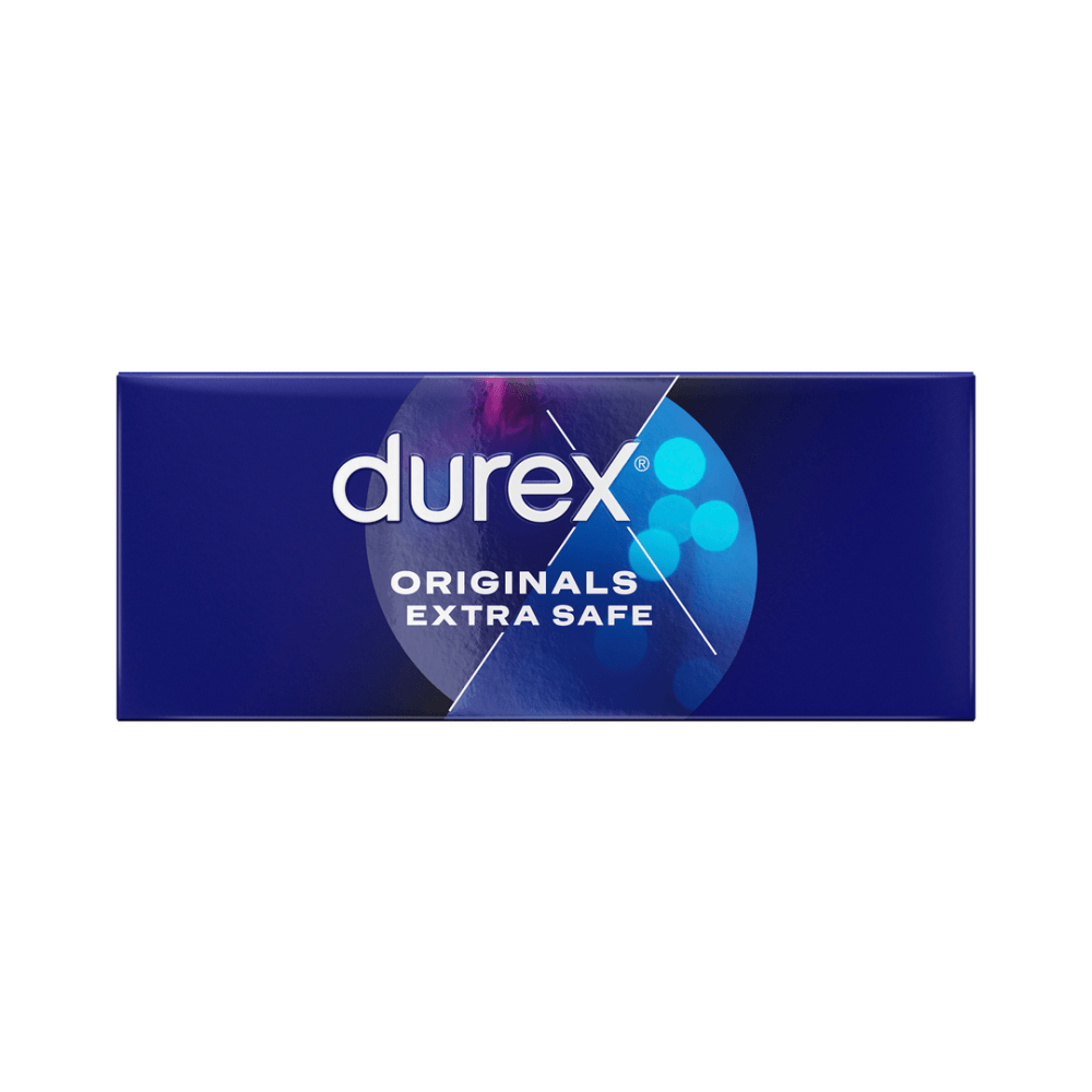 Durex Extra Safe condooms 144 stuks, voordeelverpakking, extra betrouwbaar, Durex logo op blauwe verpakking