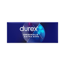 Durex Extra Safe condooms 144 stuks, voordeelverpakking, extra betrouwbaar, Durex logo op blauwe verpakking