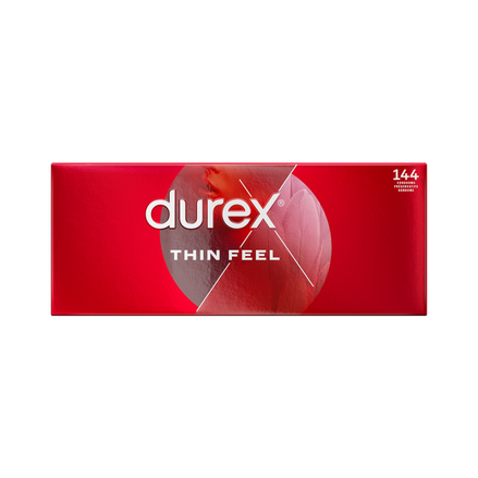 Durex Dunne Voel Condooms 144 stuks | Extra gevoel & veiligheid