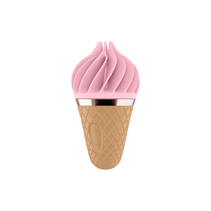 Sweet Treat - Stimulating Tongue Spinnator - Pink/Brown | Satisfyer