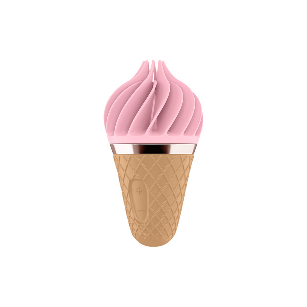 Sweet Treat - Stimulating Tongue Spinnator - Pink/Brown | Satisfyer