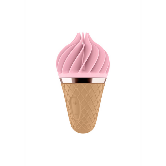 Sweet Treat – Stimulierender Zungenspinnator – Pink/Braun | Befriediger