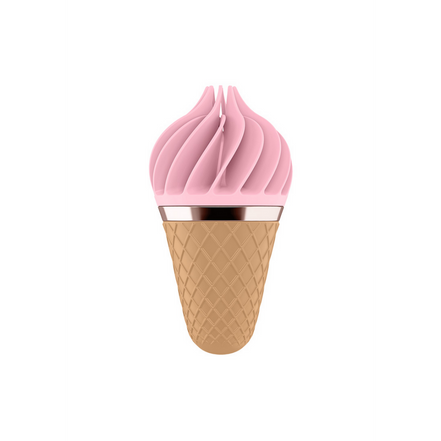 Sweet Treat - Stimulating Tongue Spinnator - Pink/Brown | Satisfyer