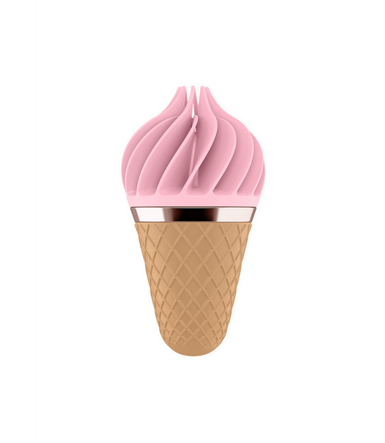 Sweet Treat - Stimulating Tongue Spinnator - Pink/Brown | Satisfyer