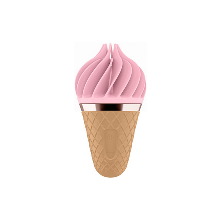 Sweet Treat - Stimulating Tongue Spinnator - Pink/Brown | Satisfyer