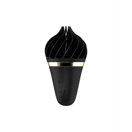Sweet Treat - Stimulating Tongue Spinnator - Black/Gold | Satisfyer