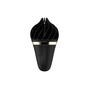Sweet Treat - Stimulating Tongue Spinnator - Black/Gold | Satisfyer