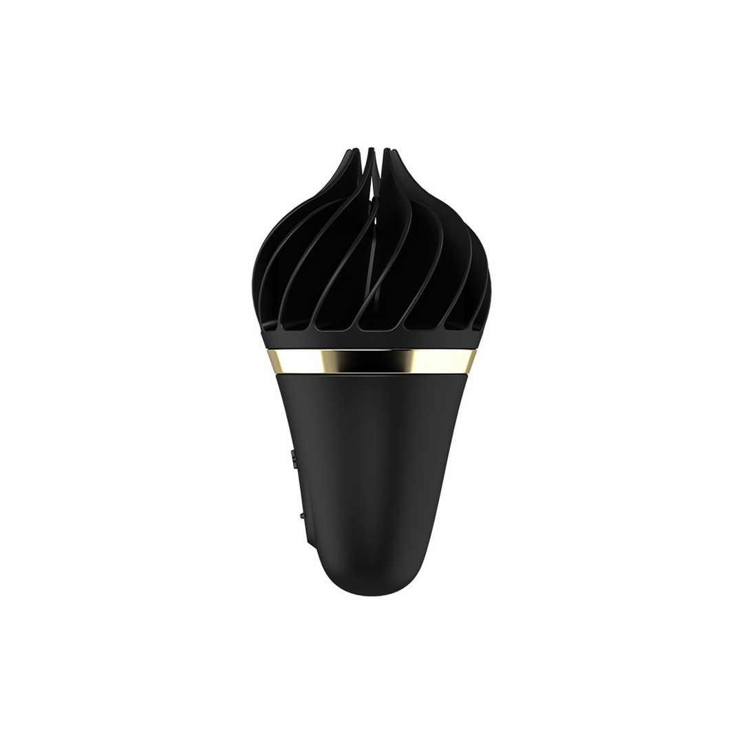 Sweet Treat - Stimulating Tongue Spinnator - Black/Gold | Satisfyer