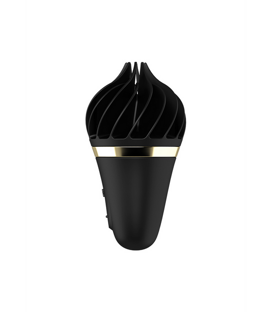 Sweet Treat - Stimulating Tongue Spinnator - Black/Gold | Satisfyer