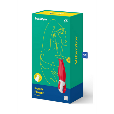 Power Flower - Classic Vibrator - Red | Satisfyer