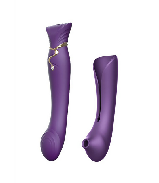 Queen - G-Spot Vibrator and Air Pulse Stimulator
