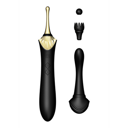 Zalo Bess Clitoris Stimulator &amp; Vibrator Obsidian Black