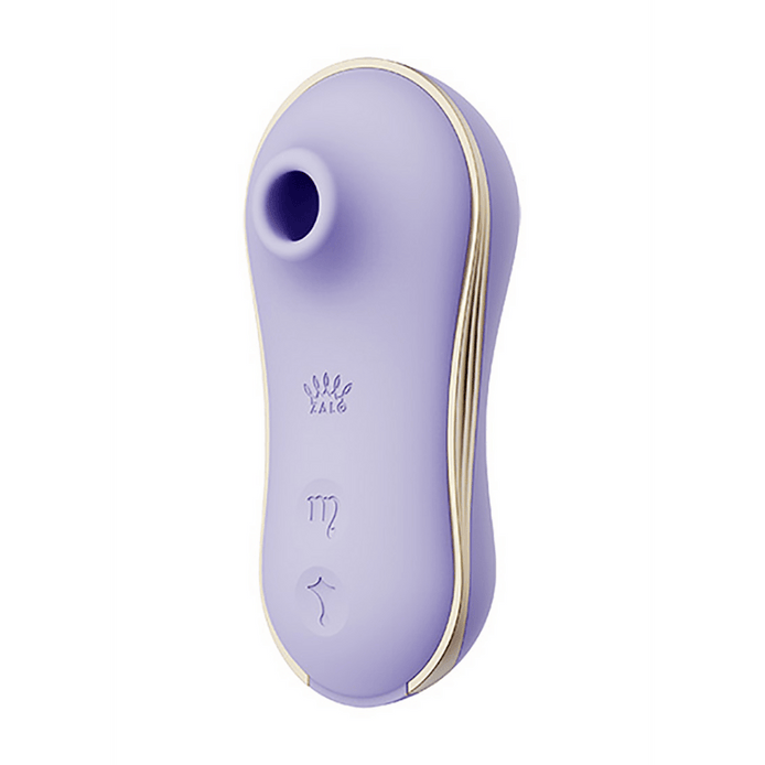 ZALO Unicorn zuigvibrator aardbeiroze, clitoris stimulator met zuigfunctie, vooraanzicht op witte achtergrond
