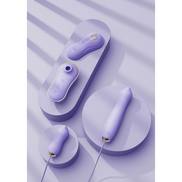 ZALO Unicorn Vibrator Set Bessenviolet