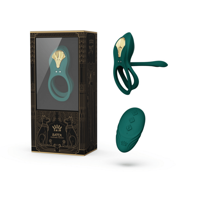 ZALO BAYEK Draagbare Vibrator | Turquoise Groen