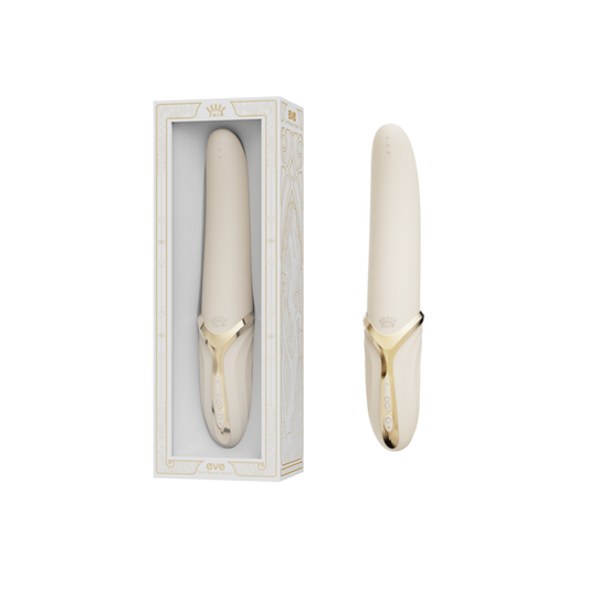 ZALO EVE Oral Pleasure Vibrator Elfenbeinweiß | Leckvibrator