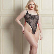 Allure Kitten Crotchless Teddy Size 1XL/2XL