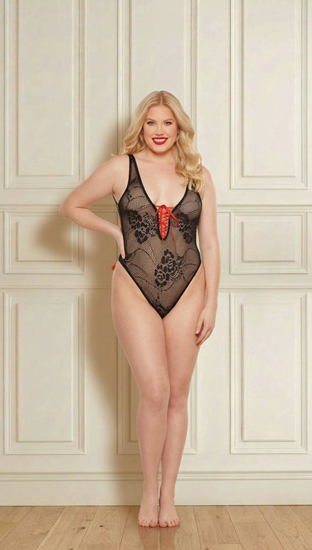 Allure Daizy Schrittfreier Teddy Größe XL/2XL