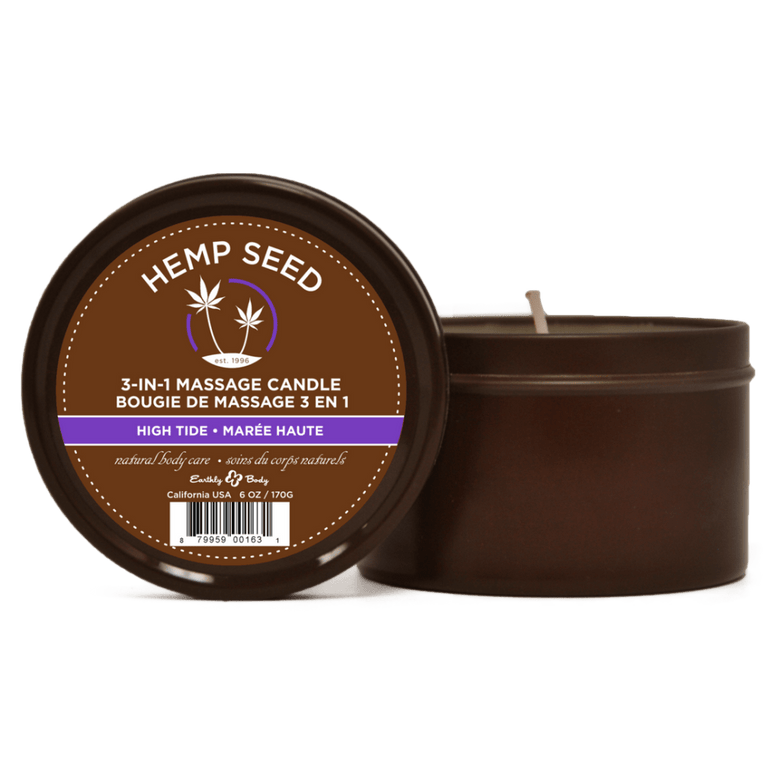 Earthly Body High Tide Massagekerze 170 g | Feuchtigkeitsspendend &amp; Sinnlich