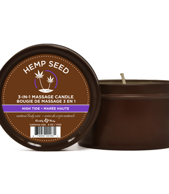 Earthly Body High Tide Massagekerze 170 g | Feuchtigkeitsspendend &amp; Sinnlich