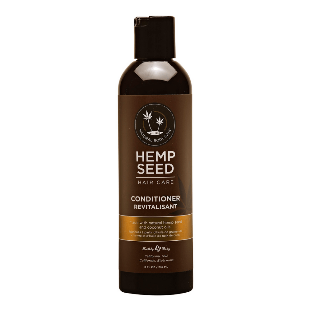 Earthly Body Hemp Seed Conditioner 236 ml, voedende conditioner met hennepzaadolie, maakt haar zacht