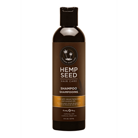 Earthly Body Hemp Seed Shampoo 236 ml for Nourishing and Hydrating Hair