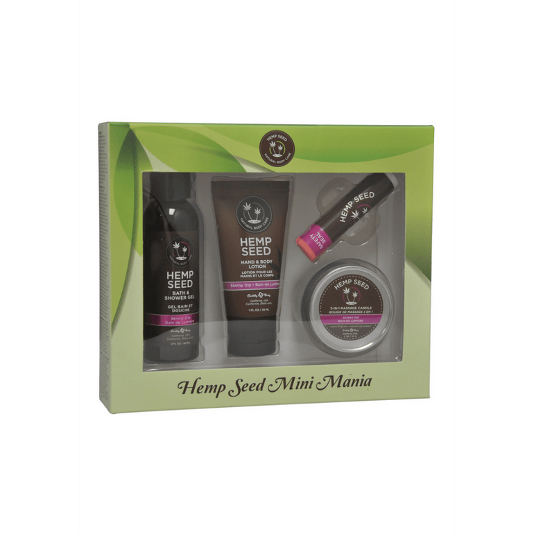 Earthly Body | Hemp Seed Mini Mania Travel Set Skinny Dip