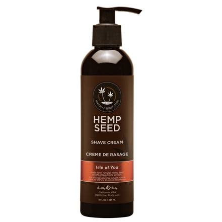 Earthly body Zachte Scheercrème met Hennepolie 8 fl oz / 237 ml