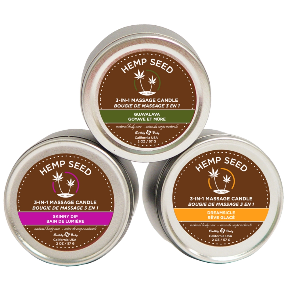 Massagekaars Trio - 2 oz / 57 gr