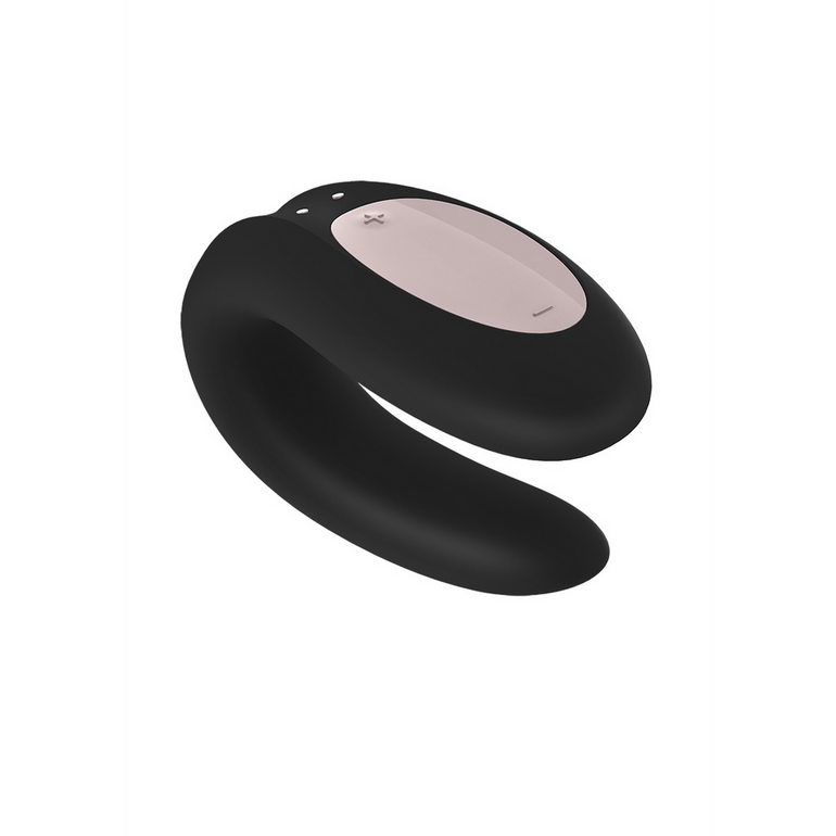 Satisfyer Double Joy partner vibrator | Black