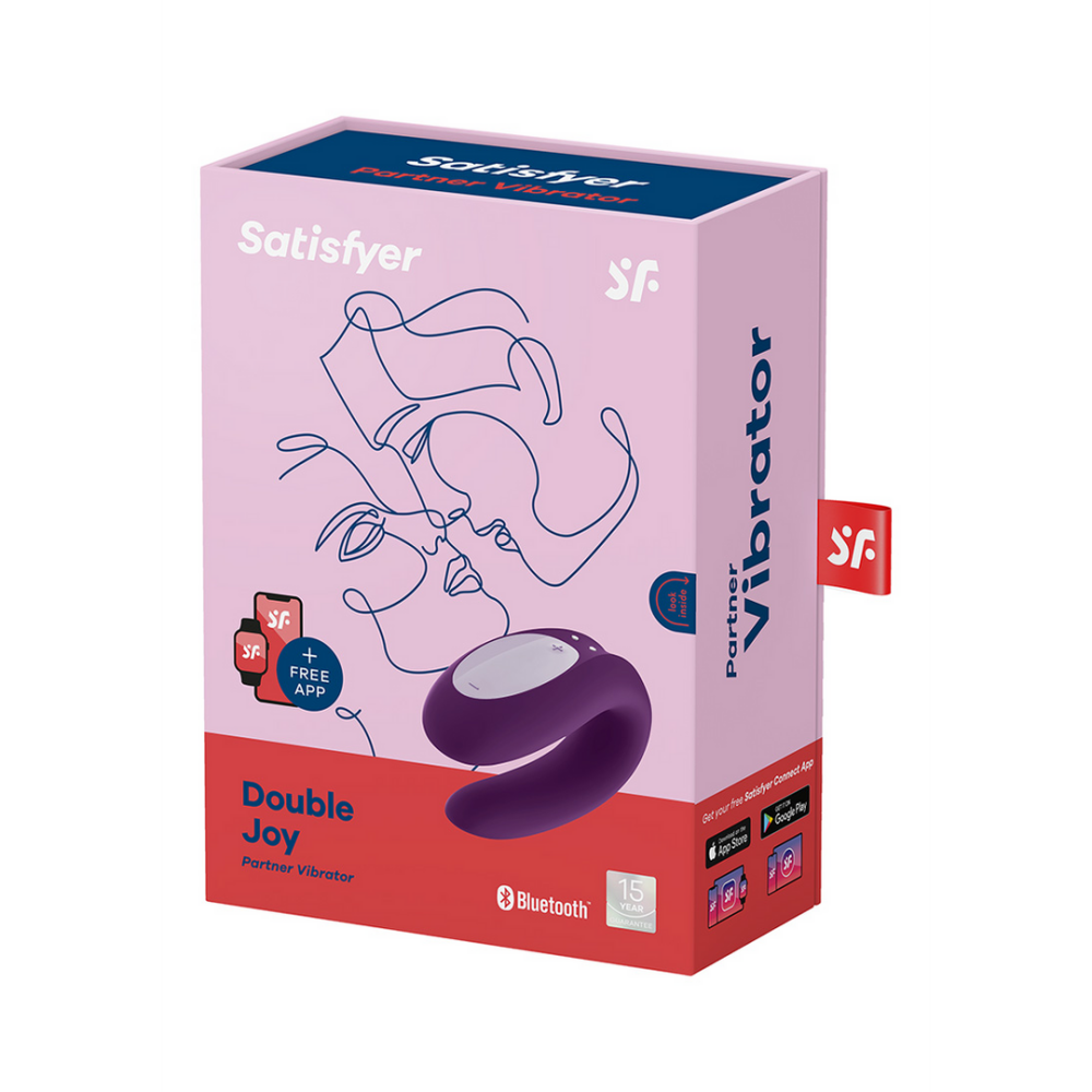 Double Joy - Partnervibrator - Violett | Befriediger