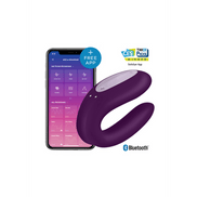 Satisfyer Double Joy Partner Vibrator Violet