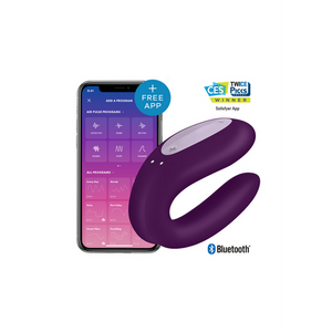 Double Joy - Partnervibrator - Violett | Befriediger