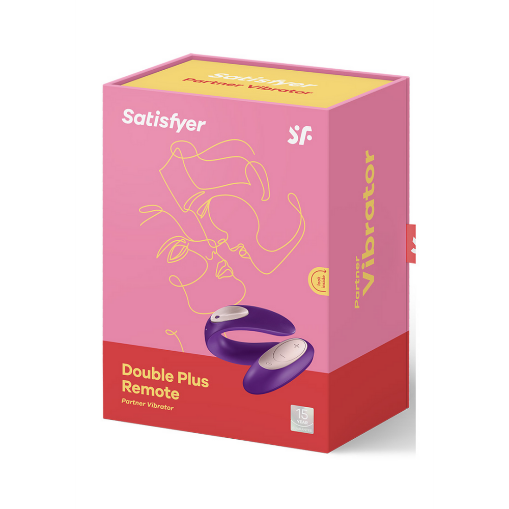 Double Plus – Partnervibrator mit Fernbedienung – Lila | Befriediger