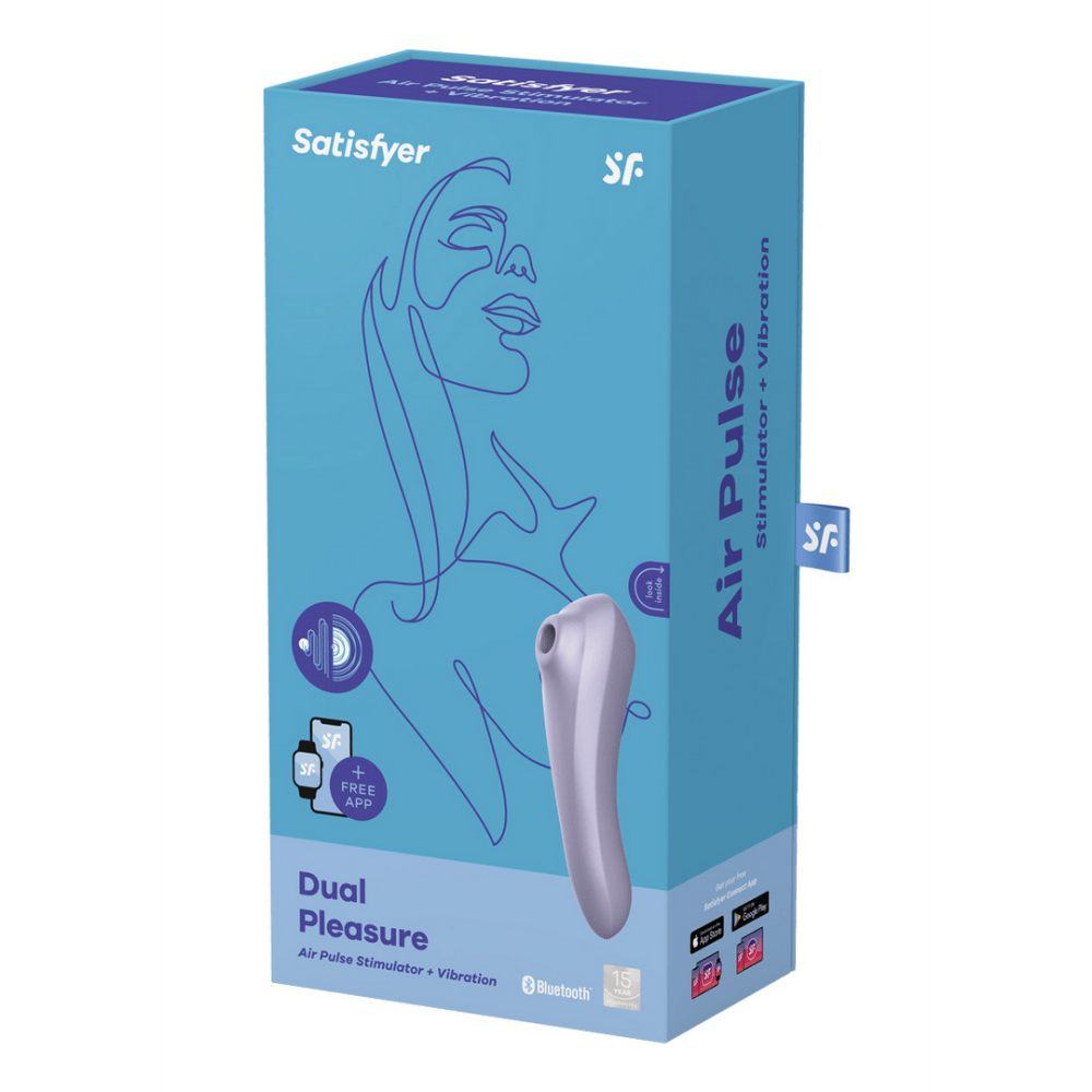 Satisfyer Dual Pleasure Air Pulse Vibrator Mauve