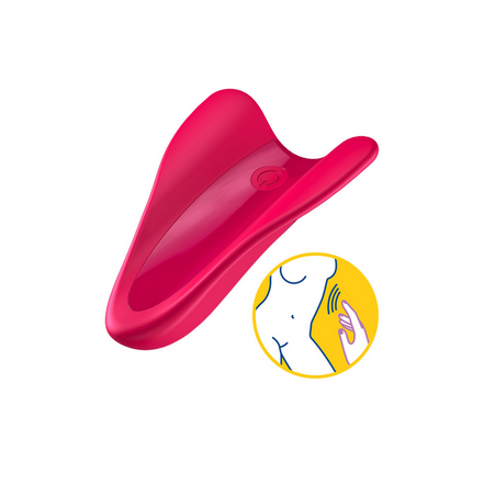High Fly - Finger Vibrator for Intimate Zones - Red | Satisfyer