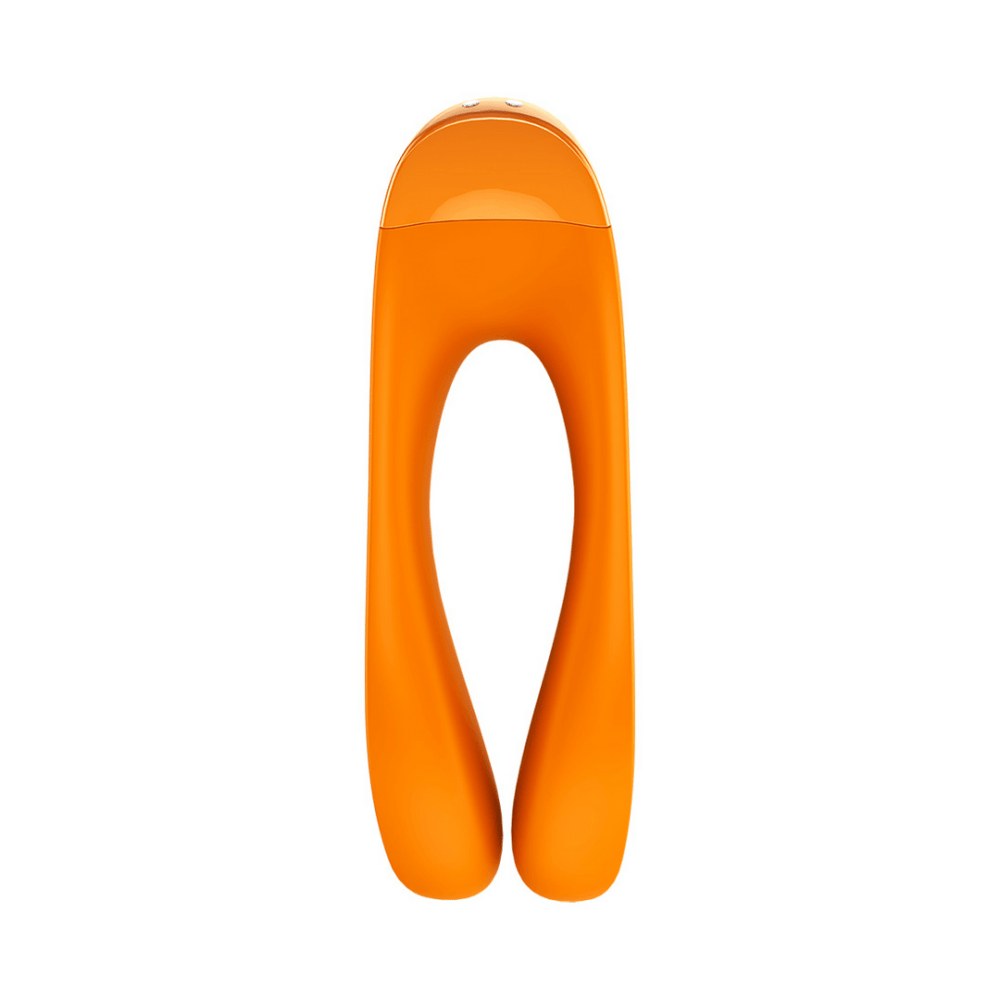 Satisfyer Candy Cane Finger Vibrator Orange